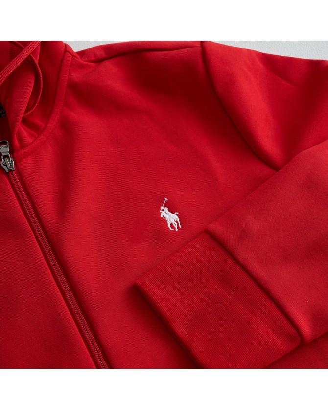 Ζακέτα φούτερ Ralph Lauren Κόκκινη 710881517-063