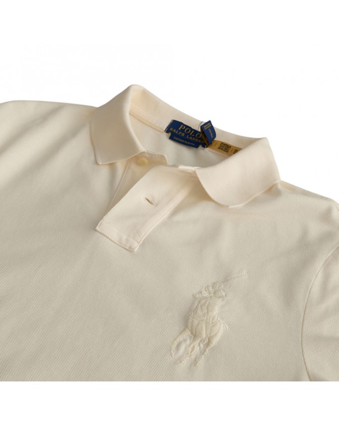 Polo t-shirt Ralph Lauren Εκρού 710938137-004