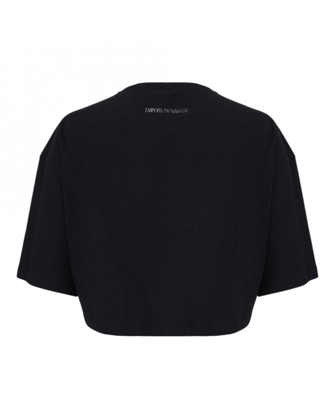 T-shirt Emporio Armani Μαύρο EW000897AF12573-UC001