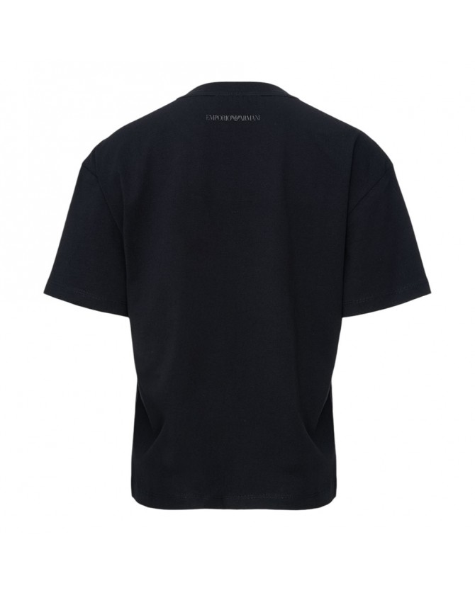 T-shirt Emporio Armani Μαύρο EW001523AF12573-UC001