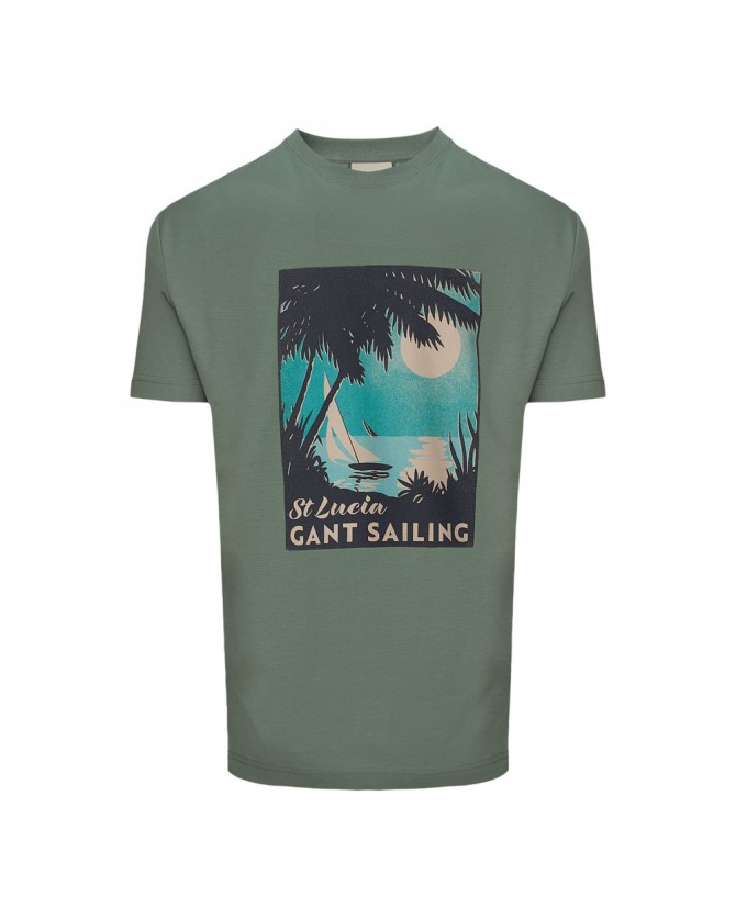 T-shirt Gant Πράσινο 3G2003321-G0362