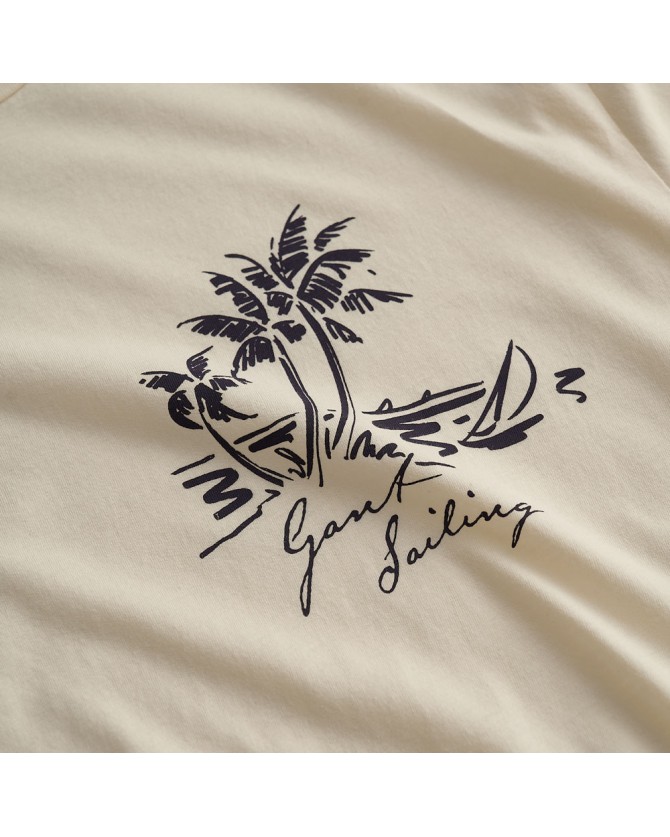 T-shirt Gant Εκρού 3G2003322-G0130
