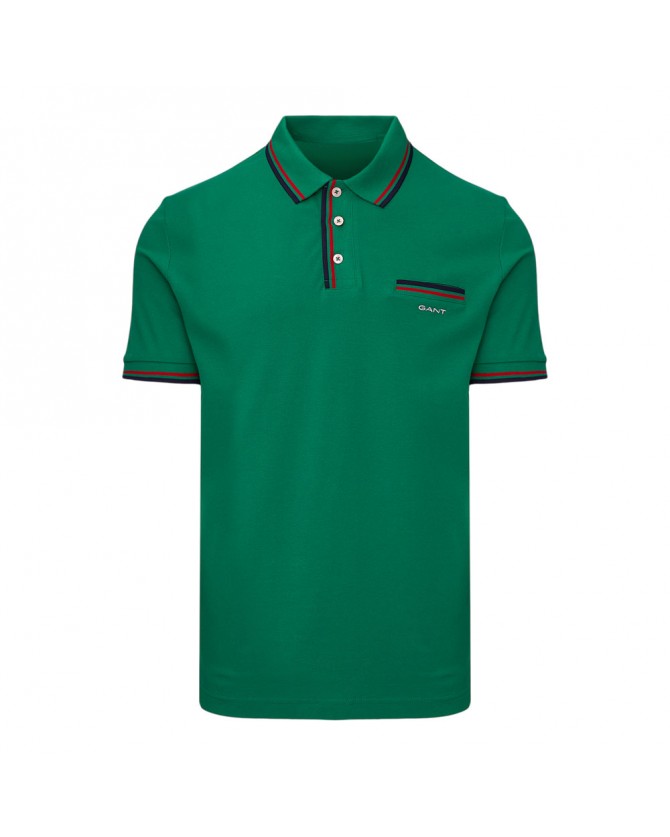 Polo t-shirt Gant Πράσινο 3G2013042-G0322