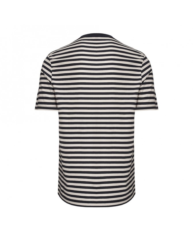 T-shirt Gabba Ριγέ Σκούρο μπλε DUNE LOGO STRIPES SS GOTS-NAVY STRIPE