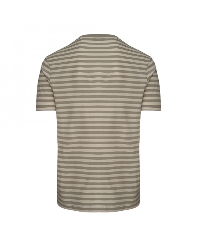 T-shirt Gabba Πράσινο DUNE LOGO STRIPES SS GOTS-GREEN STRIPE
