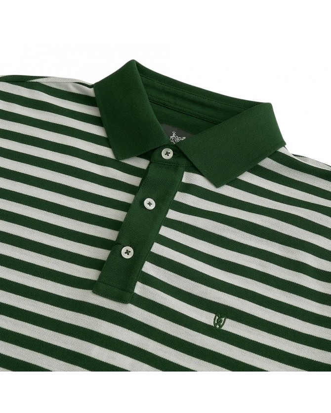 Polo t-shirt The Bostonians Ριγέ Πράσινο 3PS4462-B030GB