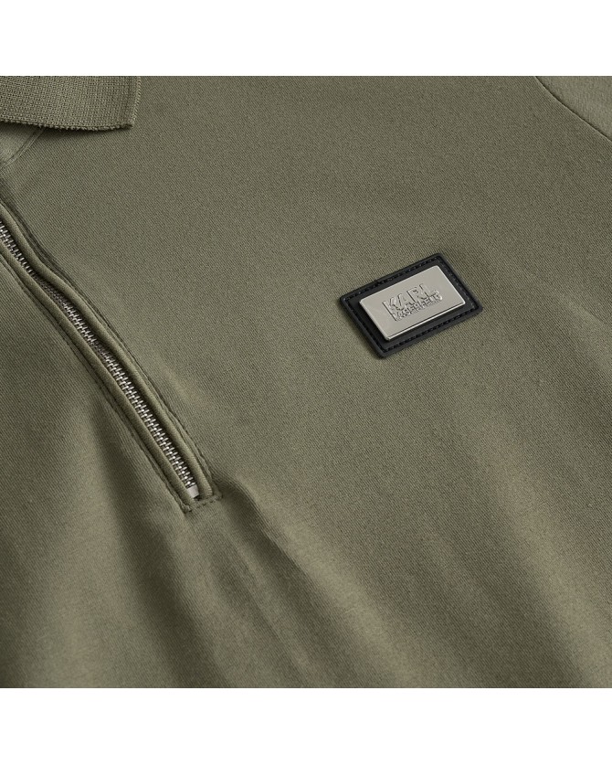 Polo t-shirt Karl Lagerfeld Λαδί 745020-552221-580