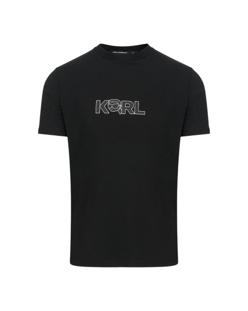 T-shirt Karl Lagerfeld Μαύρο 755156-552235-990