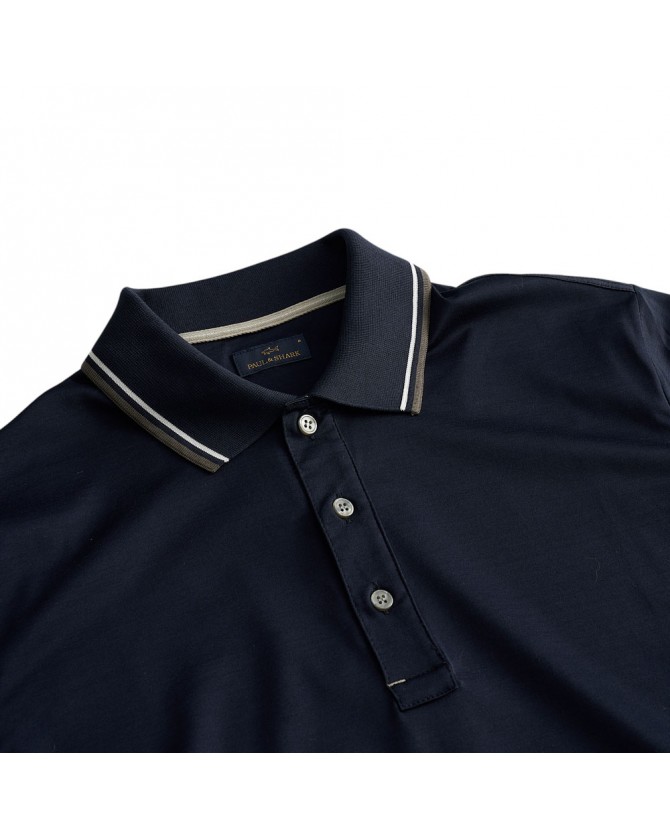 Polo t-shirt Paul&Shark Σκούρο μπλε 25411258-13