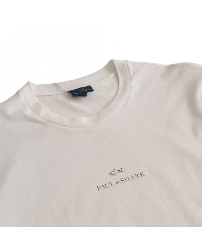 T-shirt Paul&Shark Λευκό C0P1240-10a
