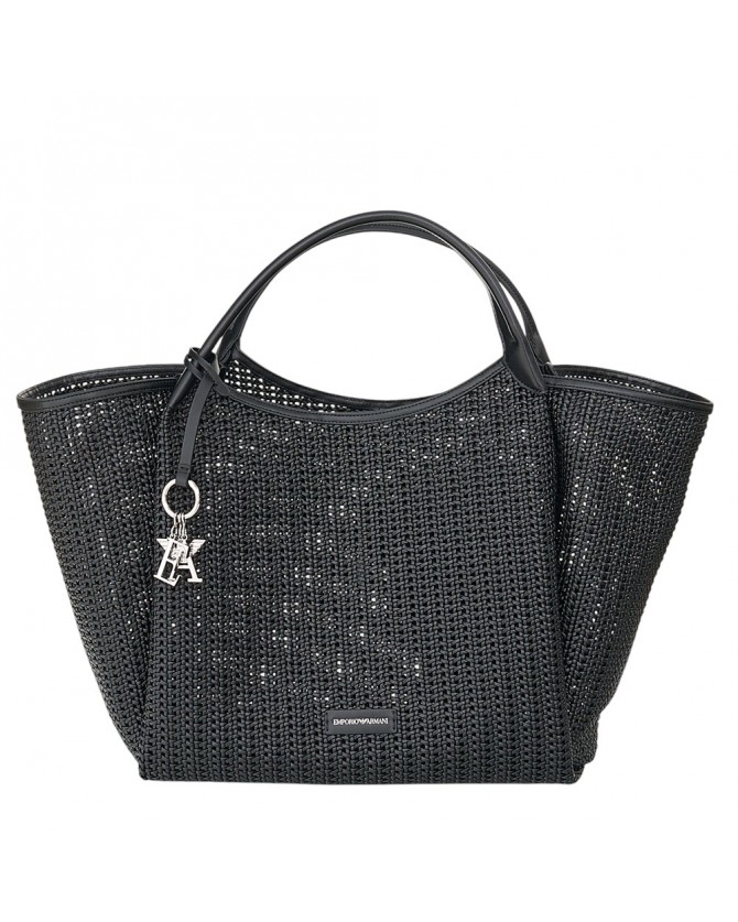 Τσάντα shopper Emporio Armani Μαύρη EW001008AF14309-UC001
