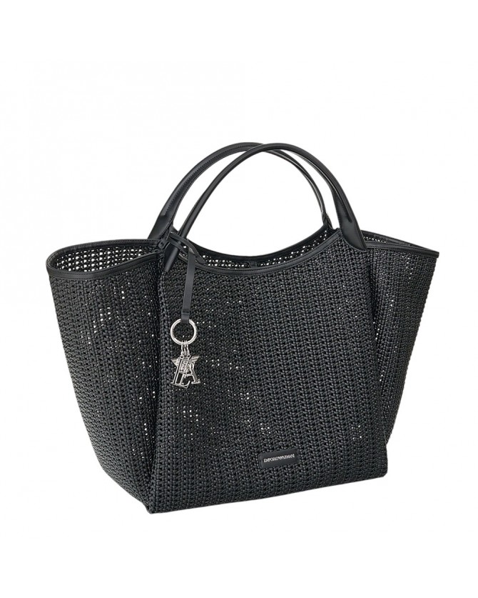 Τσάντα shopper Emporio Armani Μαύρη EW001008AF14309-UC001