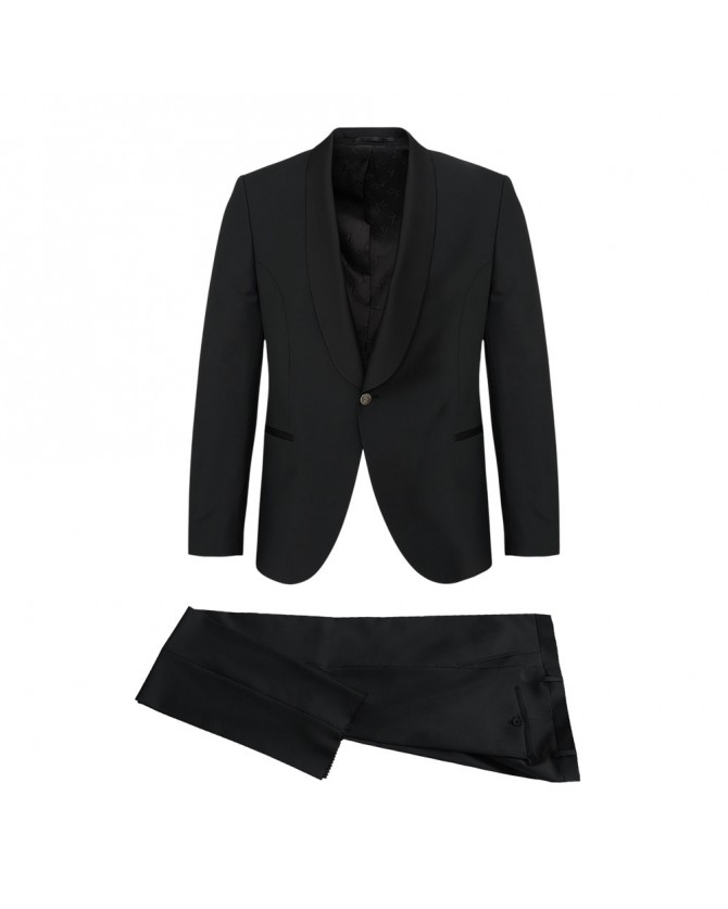 Κοστο΄΄υμι 19V69 ITALIA VERSACE ABBIGLIAMENTO Μαύρο 07.35.NEW SMOKING-BLACK