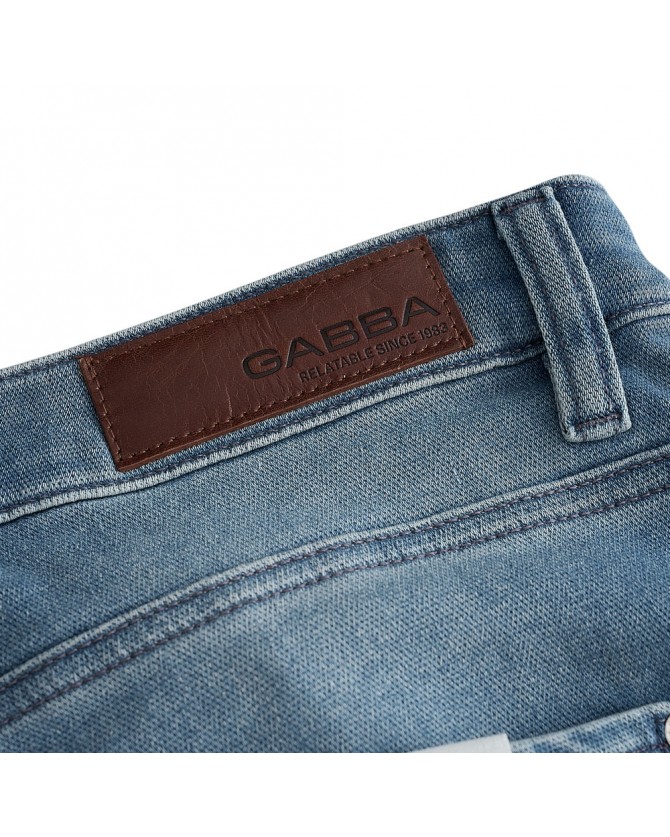 Βερμούδα Gabba jean Μπλε JASON K3787 SANZA-10990-LT BLUE