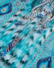 Κιμονό Aisha Silk Σιέλ ORIANA SHIRT LONG-AZURE