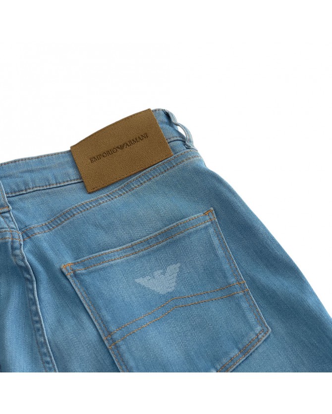 Παντελόνι Jean Emporio Armani Μπλε EW001500AF12677-MB002
