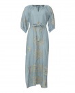 Φόρεμα Greek Archaic Kori Σιέλ 230652-GREY/GOLD