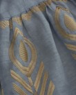 Φόρεμα Greek Archaic Kori Σιέλ 230733-LIGHT GREY/GOLD