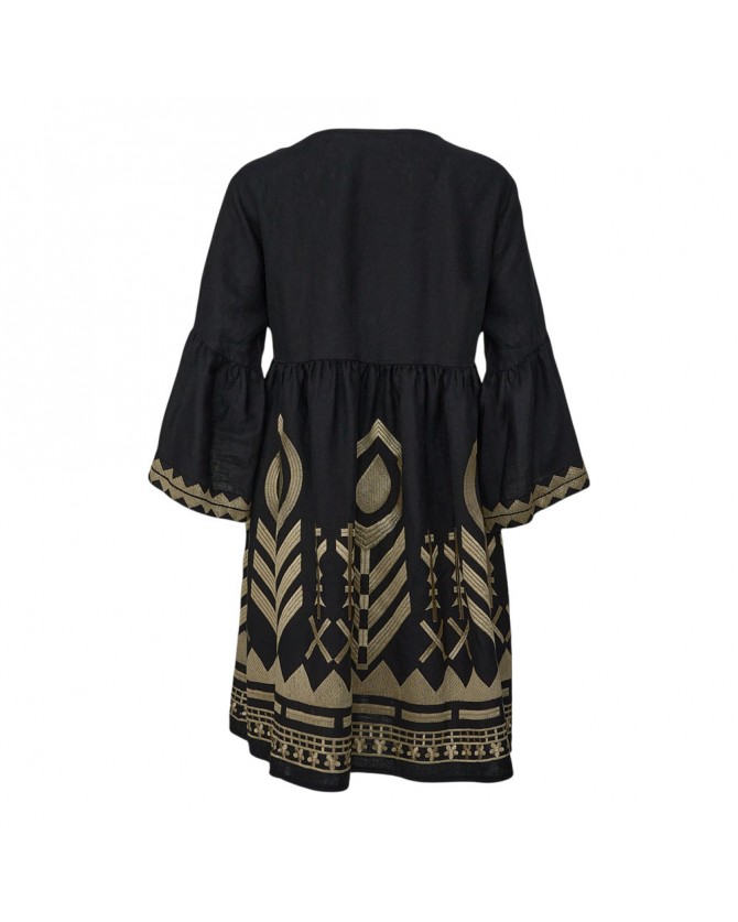Φόρεμα Greek Archaic Kori Μαύρο 231114-BLACK/GOLD