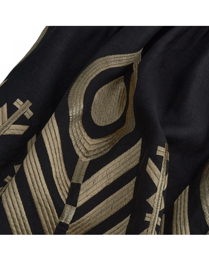 Φόρεμα Greek Archaic Kori Μαύρο 231114-BLACK/GOLD