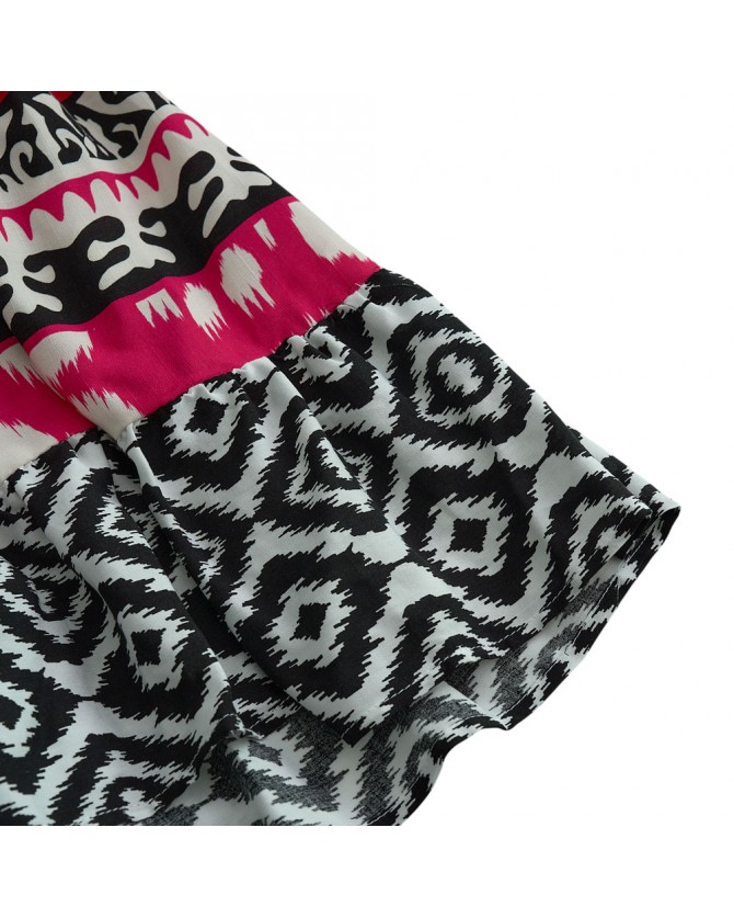 Φόρεμα Manolo Φούξια RF25065