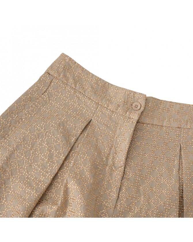 Shorts Greek Archaic Kori Χρυσό 310403-BEIGE/GOLD