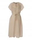 Φόρεμα Greek Archaic Kori Μπεζ 430825-BEIGE/GOLD
