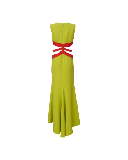 Φόρεμα Manolo Lime HT25099