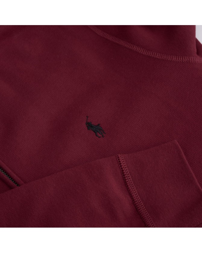 Ζακέτα φούτερ Ralph Lauren Μπορντό 710981467002