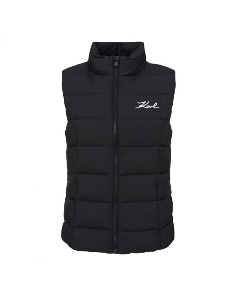 Μπουφάν γιλέκο Karl Lagerfeld Μαύρο A1W15048-999