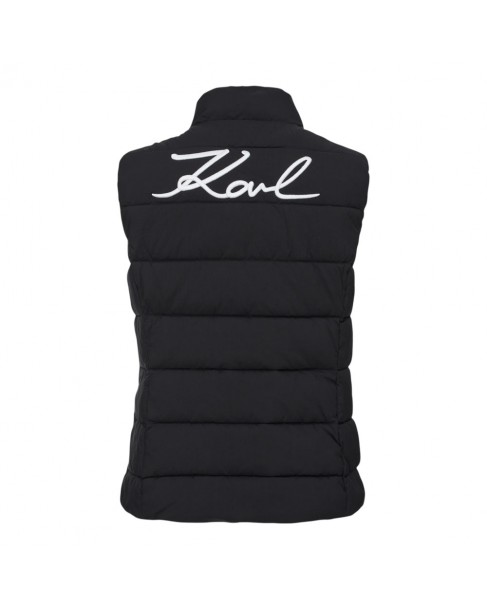 Μπουφάν γιλέκο Karl Lagerfeld Μαύρο A1W15048-999