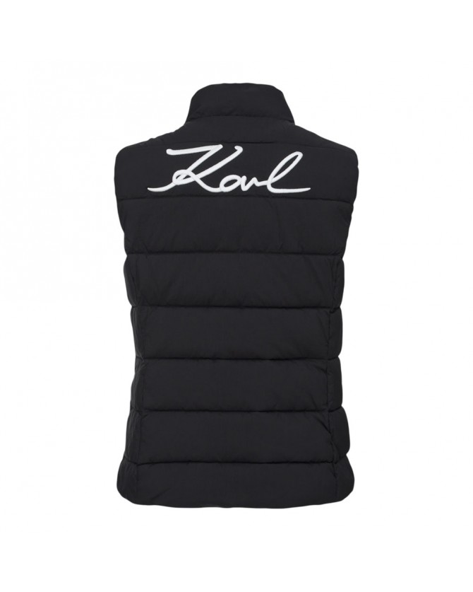 Μπουφάν γιλέκο Karl Lagerfeld Μαύρο A1W15048-999