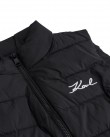 Μπουφάν γιλέκο Karl Lagerfeld Μαύρο A1W15048-999