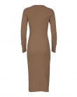 Φόρεμα Karl Lagerfeld Μπεζ A3W13038-1LG