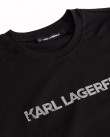 T-Shirt Karl Lagerfeld Μαύρο A3W17102-999