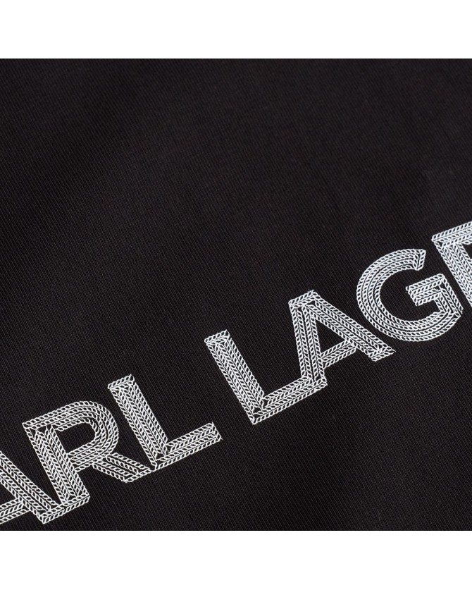 T-Shirt Karl Lagerfeld Μαύρο A3W17102-999