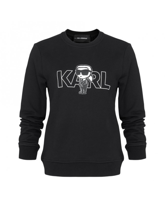 Φούτερ Karl Lagerfeld Μαύρο A3W20056-999