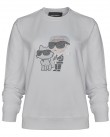 Φούτερ Karl Lagerfeld Λευκό A3W20069-100