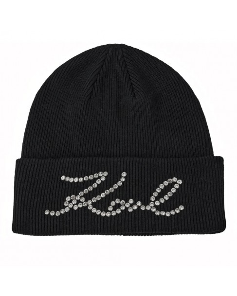Σκούφος Karl Lagerfeld Μαύρος A4W33008-999