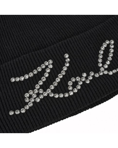 Σκούφος Karl Lagerfeld Μαύρος A4W33008-999