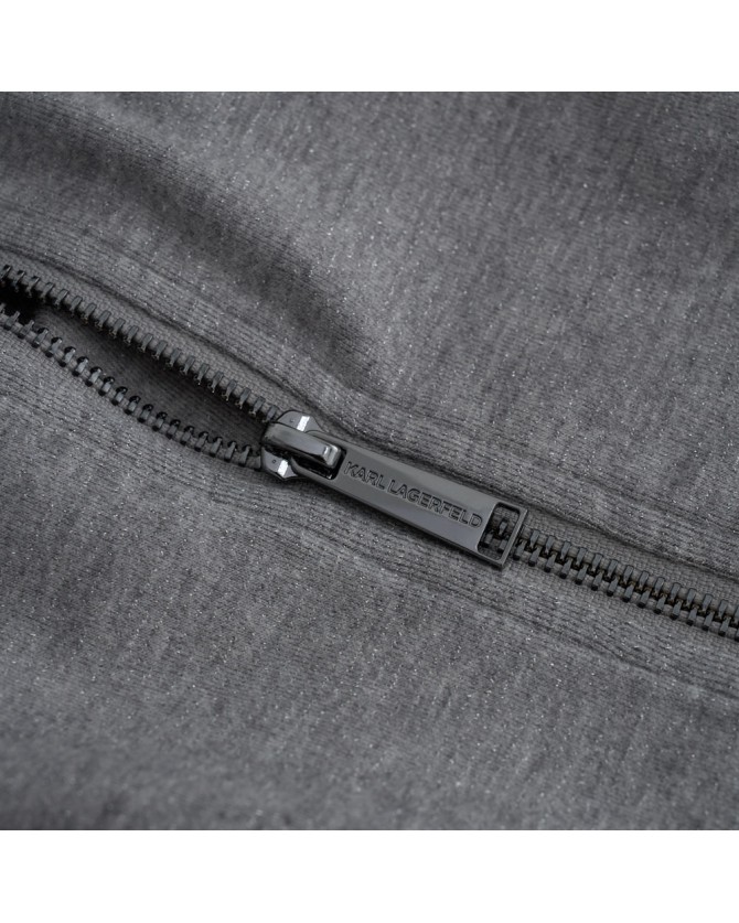 Ζακέτα φούτερ Karl Lagerfeld Γκρι A4W44017-260