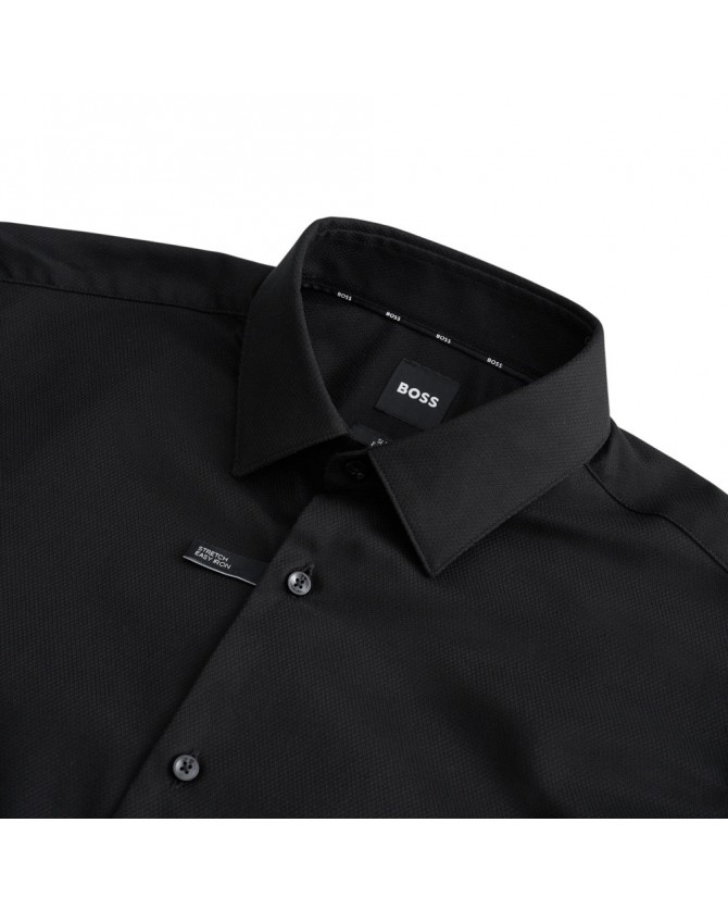 Πουκάμισο Boss Μαύρο H-HANK-s-kent-C1-232 50490934-001