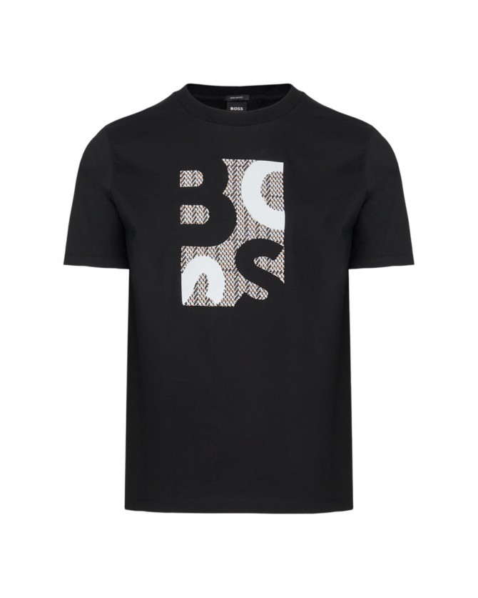 T-shirt Boss Μαύρο H-Thompson 655 50543901-001