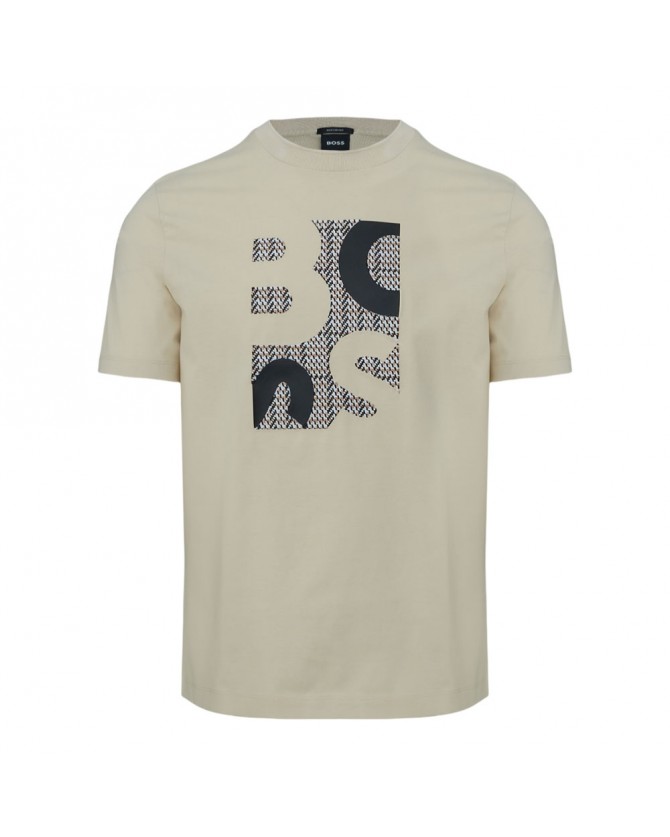 T-shirt Boss Εκρού H-Thompson 655 50543901-131