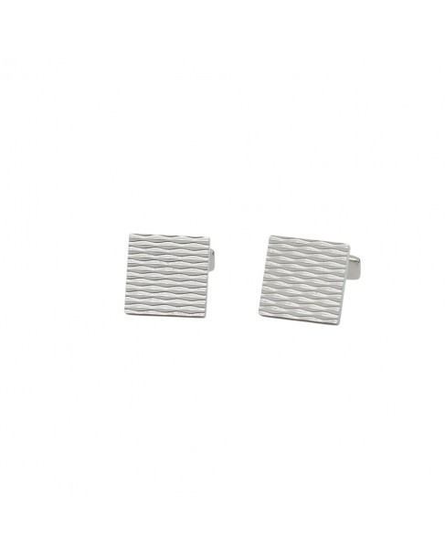 Μανικετόκουμπο Boss σε Ασημί χρώμα B-WAVES-CUF 50544131-040