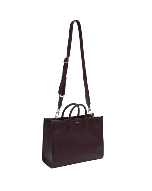 Τσάντα Boss Μπορντό  Sandy MED Tote 50547947-557