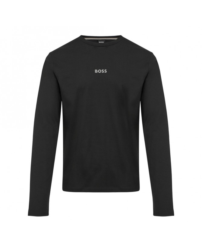 Πυζάμες Boss  Μαύρες Xmas Long Set 50550547-001