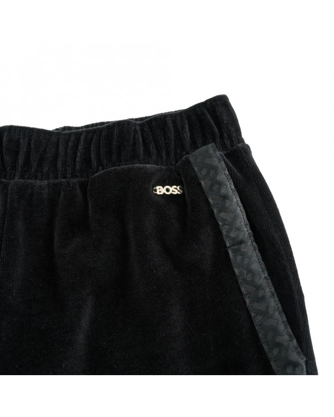 Φόρμα Boss Μαύρη Velour_Pants 50550716-001
