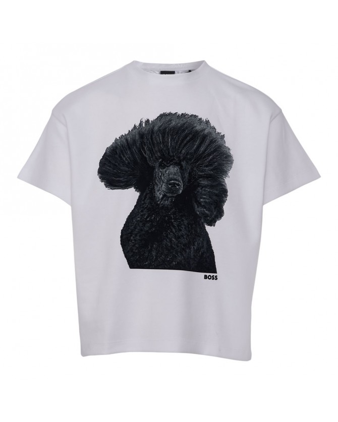 T-shirt Boss Λευκό Elne 50557366-100