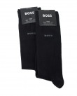 Κάλτσες σετ 2 τεμαχίων Boss μαύρες 2P RS Giftset Bag CC 50558570-001